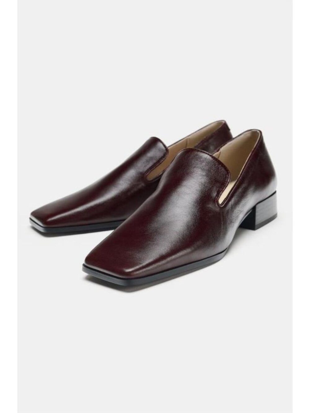 ZARA LIMITED EDITION LEATHER HEELED LOAFERS 1520/810/700
